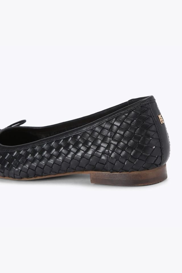 KG Kurt Geiger KG Kurt Geiger Women's 'Nora' Leather Flats in Black - 3