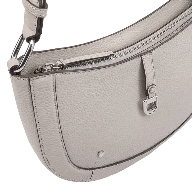 Dents Dents Women's Selvia Leather Hobo Bag in Grey - 3