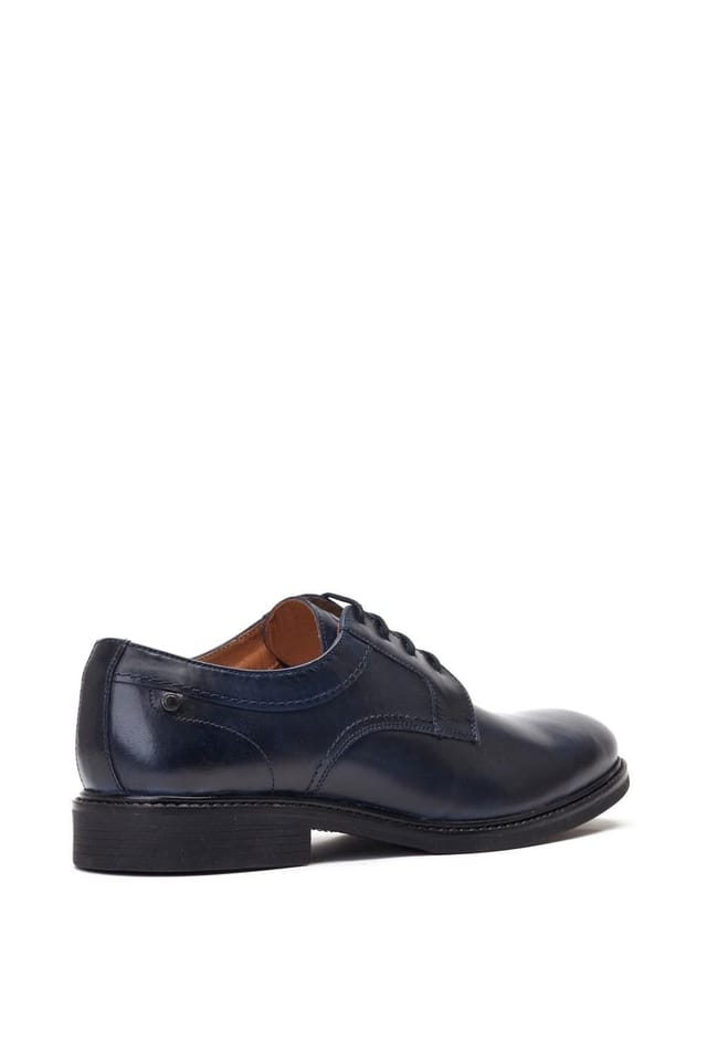 Base London Base London Men's Drake Waxy Shoe in Navy - 2