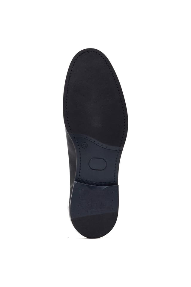 Base London Base London Men's Drake Waxy Shoe in Navy - 3
