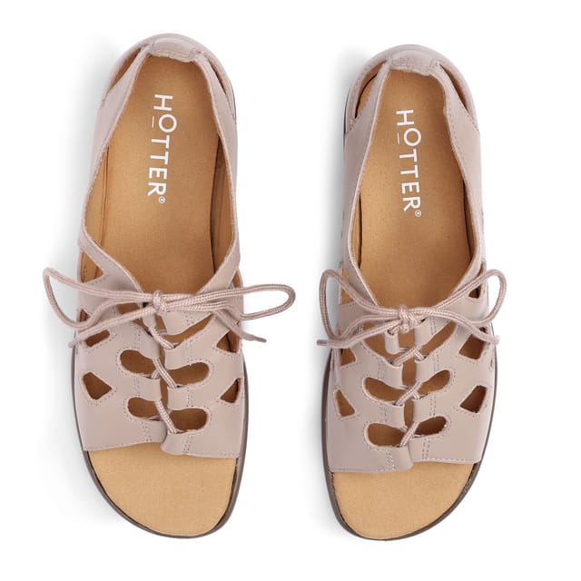 Hotter Hotter Women's 'Lenora' Sandals in Light Beige - 3