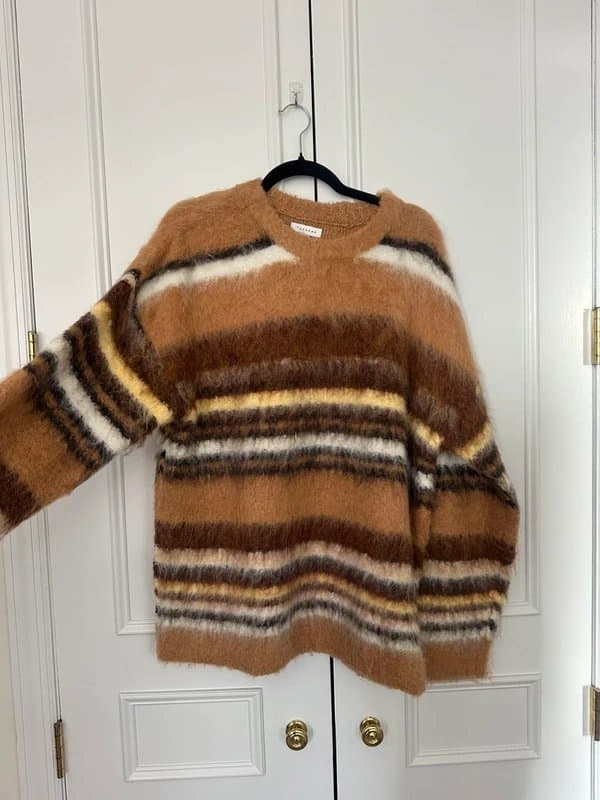 ASOS Mohair Knit Colorful Sweater