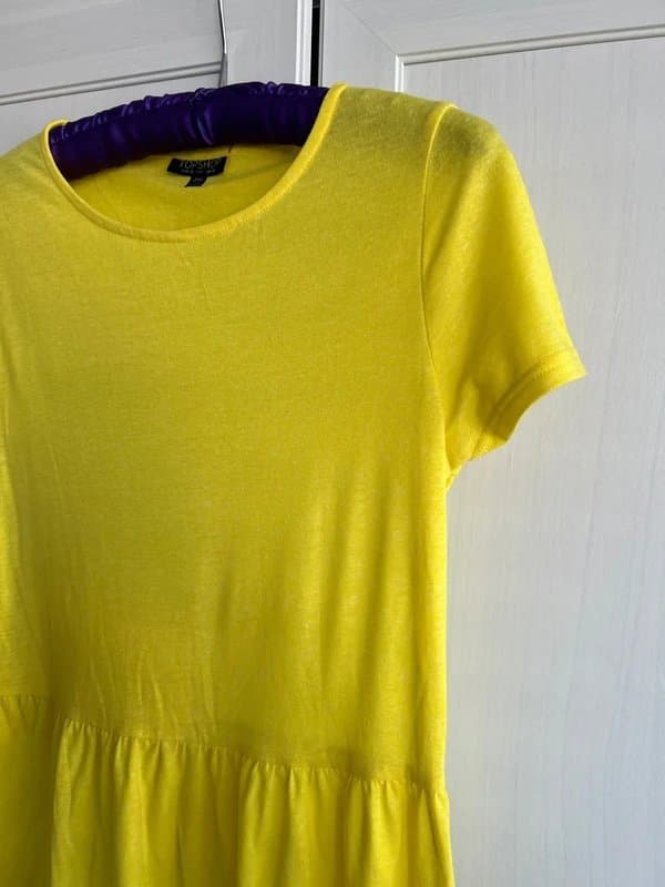 Topshop Top Shop yellow dress size 10