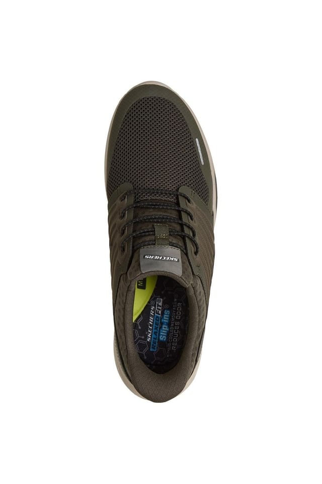 Skechers Skechers Men's Slade Luther Trainer in Olive - 3