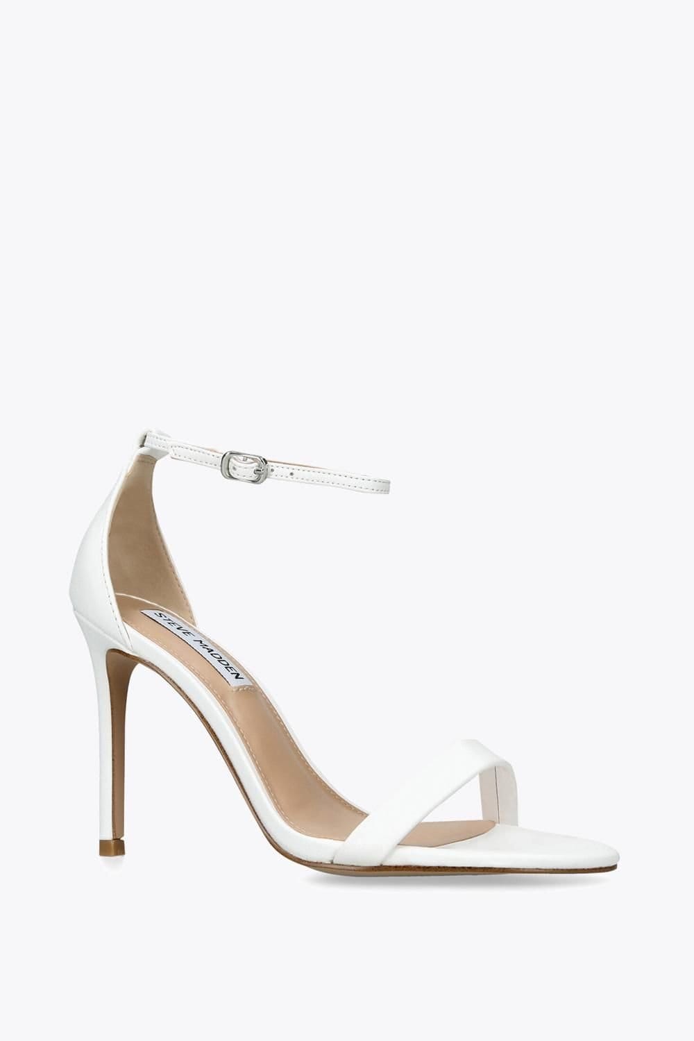 Steve Madden STEVE MADDEN Women's 'Tecy' Leather Heels in White - 4