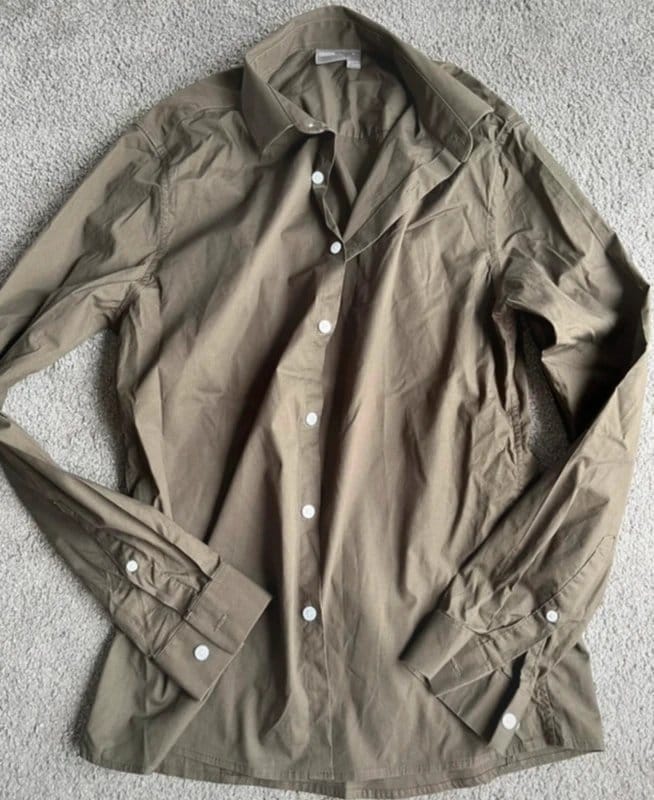 ASOS Khaki Long-Sleeve Shirt