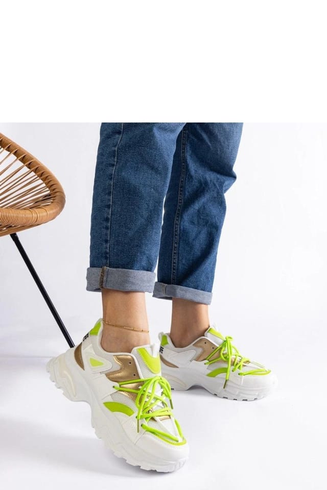 Love Lace Love Lace Women's Sulamita Low Profile Sports Sneakers with Rubber Sole Cushion in White - 2