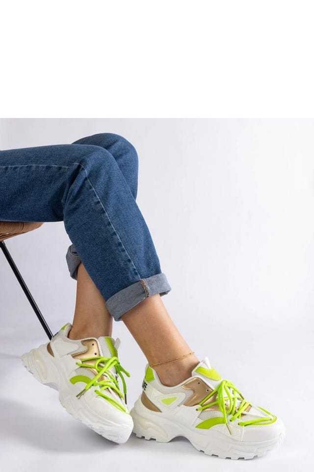 Love Lace Love Lace Women's Sulamita Low Profile Sports Sneakers with Rubber Sole Cushion in White - 3
