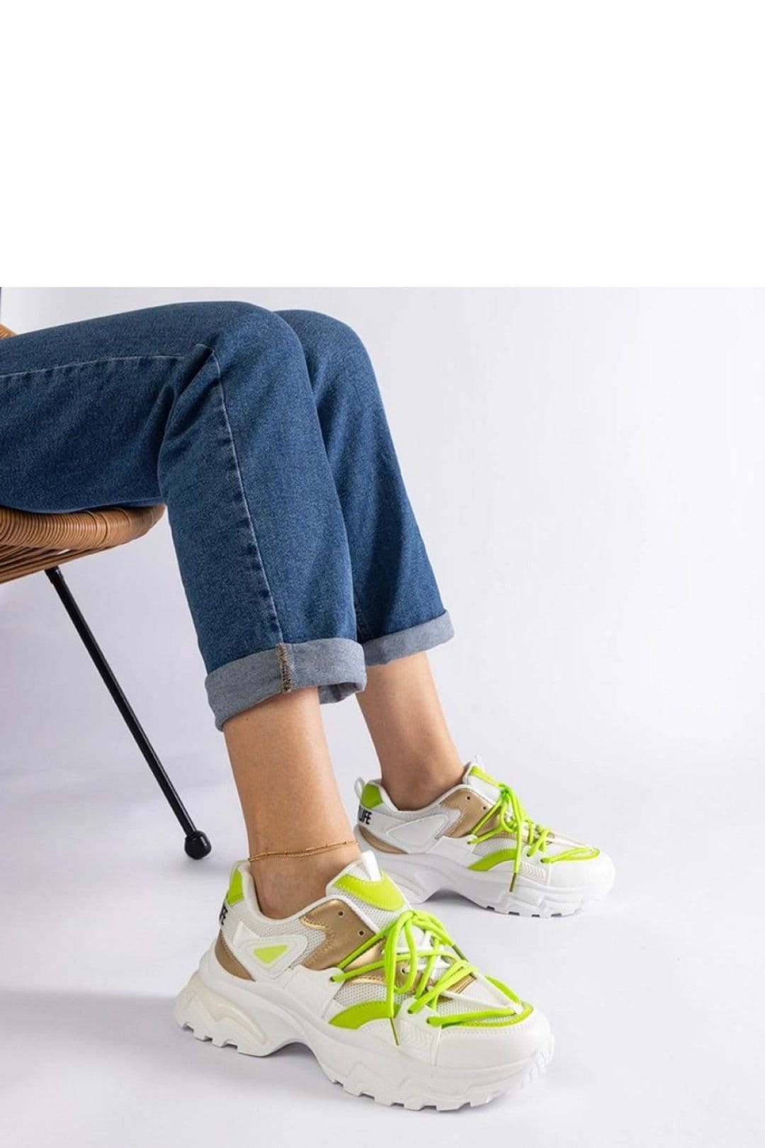 Love Lace Love Lace Women's Sulamita Low Profile Sports Sneakers with Rubber Sole Cushion in White - 4