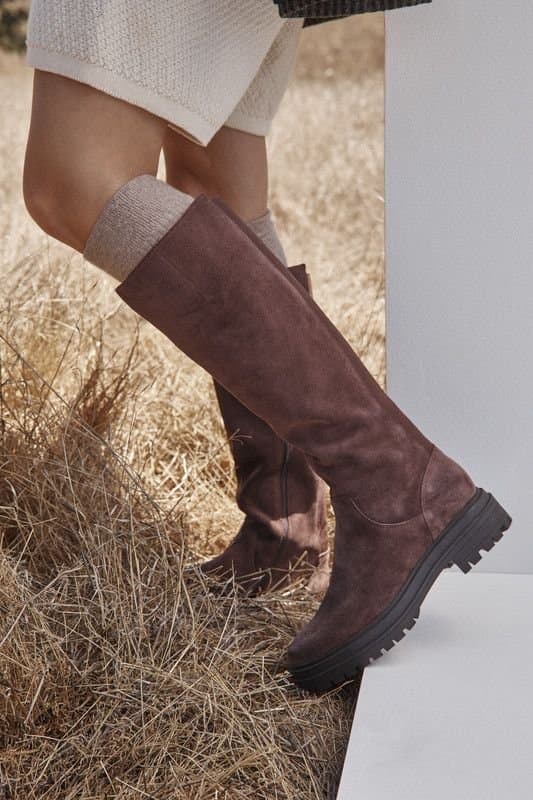 Vionic Vionic Women's Gretchen Tall Boots in Chocolate