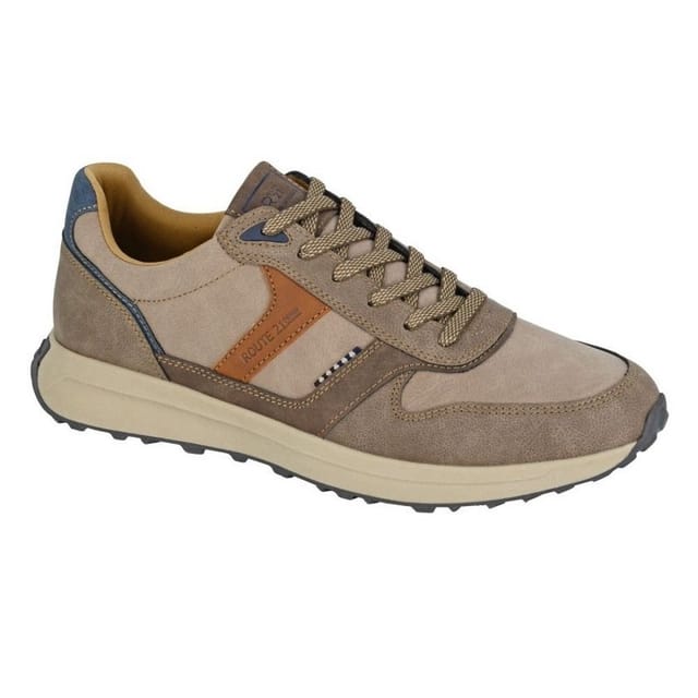 R21 R21 Men's Original Denim Collection Trainers in Light Brown - 2