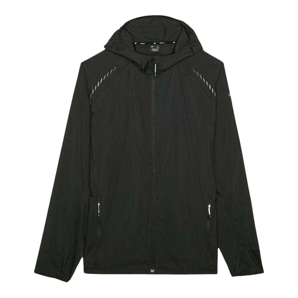 4F Men's Grey Waterproof Jacket with Hood