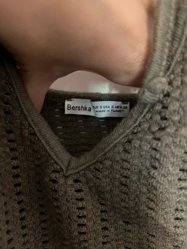 Bershka Khaki Halter Top