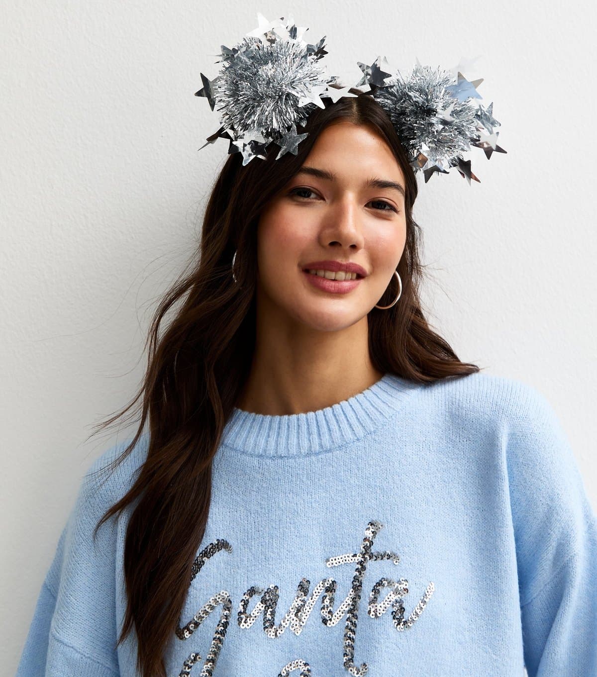 New Look New Look Silver Tinsel and Star Headband