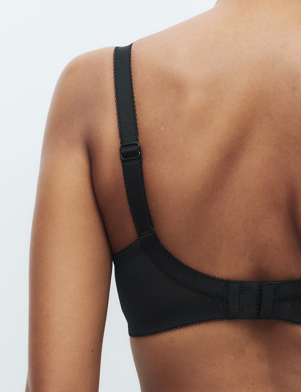 Marks & Spencer M&S Jasmine Lace Wired Balcony Bra (F-H) Black - 3