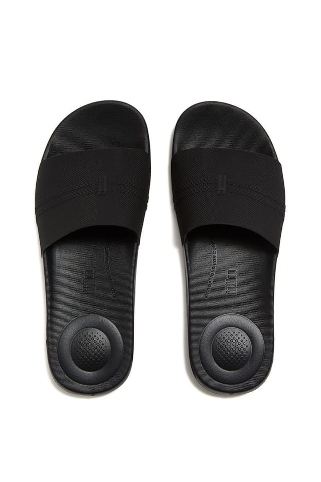 FitFlop FitFlop Men's iQushion Pool Slides in Black - 3