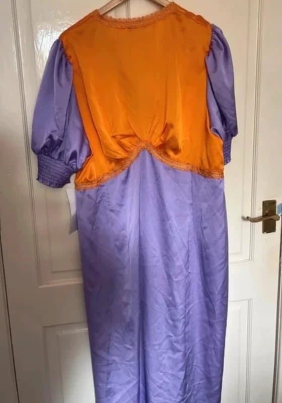 Never Fully Dressed Never fully dressed, Lilac and orange, Lindos curve, dress, size 22