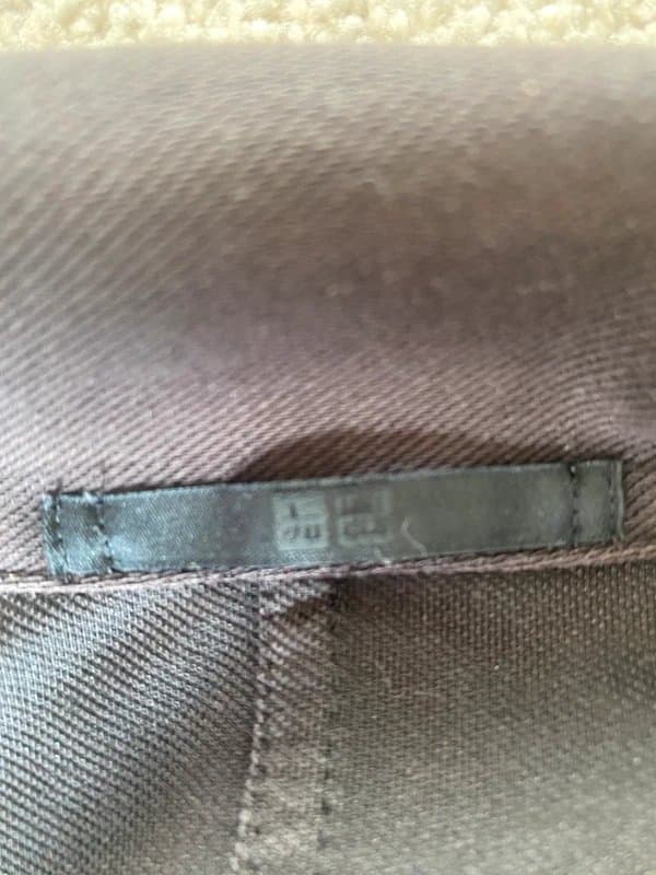 Uniqlo Uniqlo brown button up denim slouchy jacket