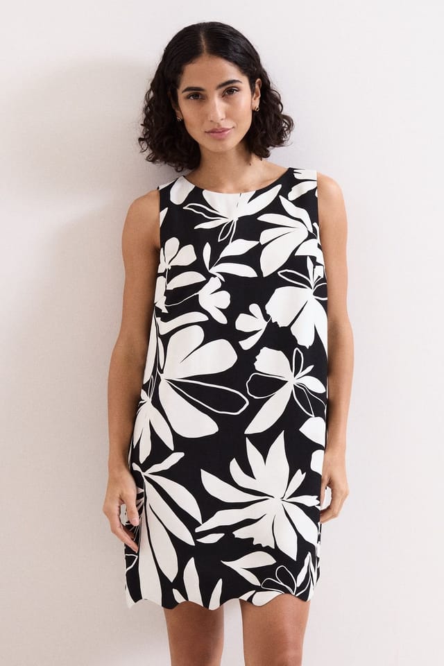 Phase Eight Phase Eight Women's Marta Floral Mini Dress in Black - 3