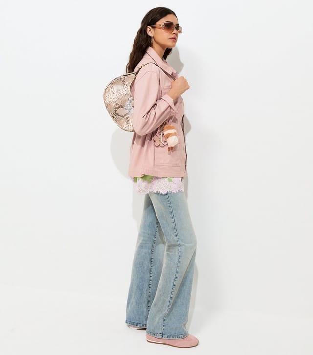 New Look Women's Pink Four Pocket Shacket New Look - 2