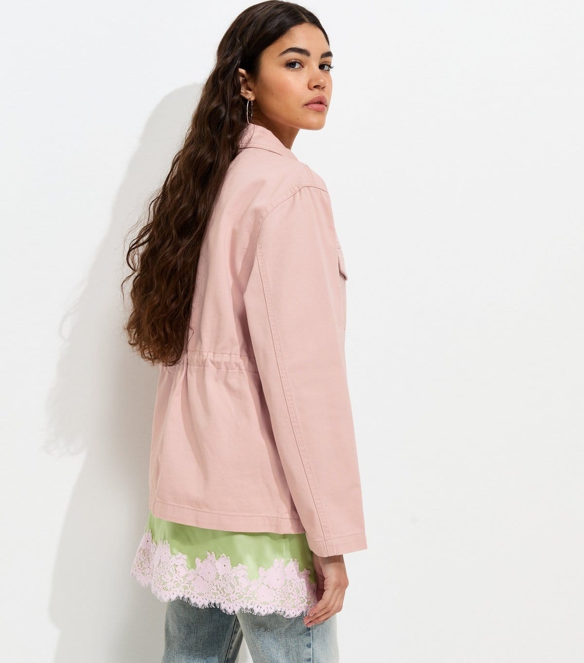 New Look Women's Pink Four Pocket Shacket New Look - 4