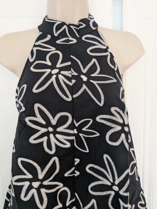 ASOS ASOS Design halter a line playsuit size 8