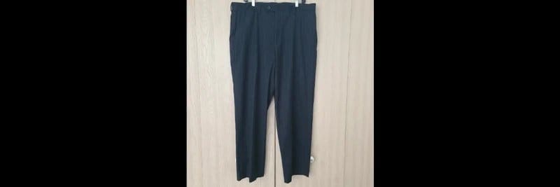 Kenneth Cole Kenneth Cole Reaction Men’s Dress Pants 38x30 Blue Pinstripe Flat Front - 1