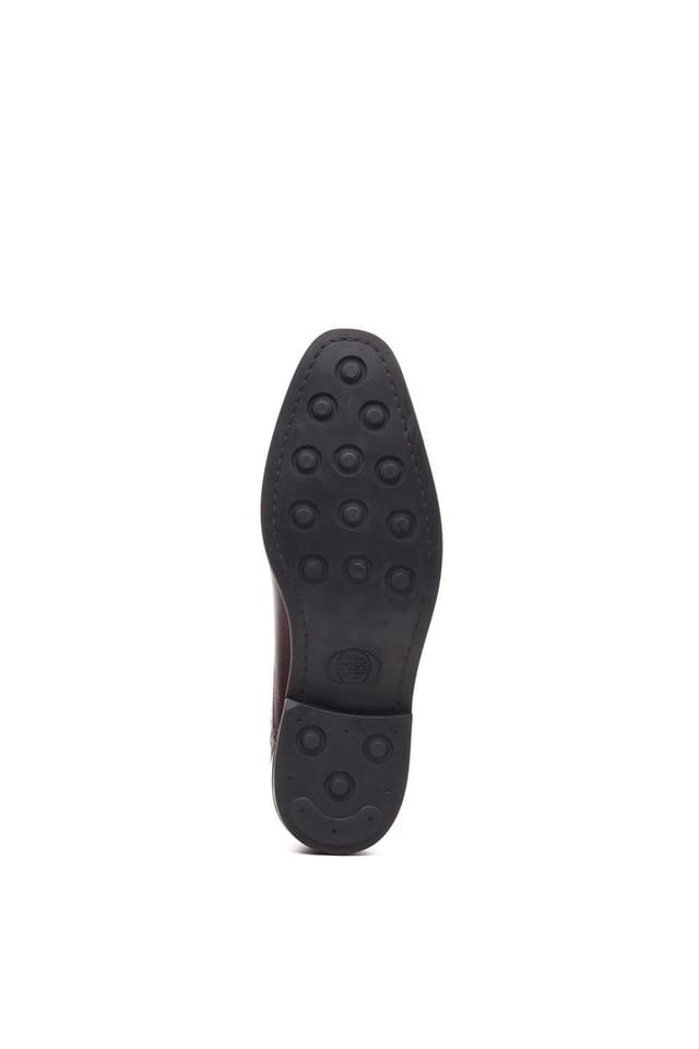 Base London Base London Men's Ascot Toe Cap Oxford Shoe in Wine - 3