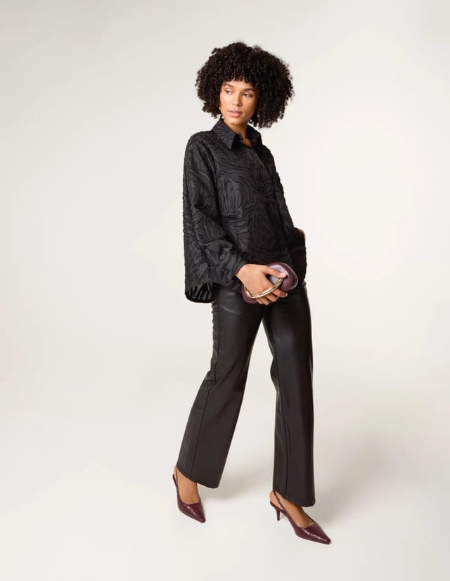 Blue Vanilla Burnact Oversized Shirt - 2