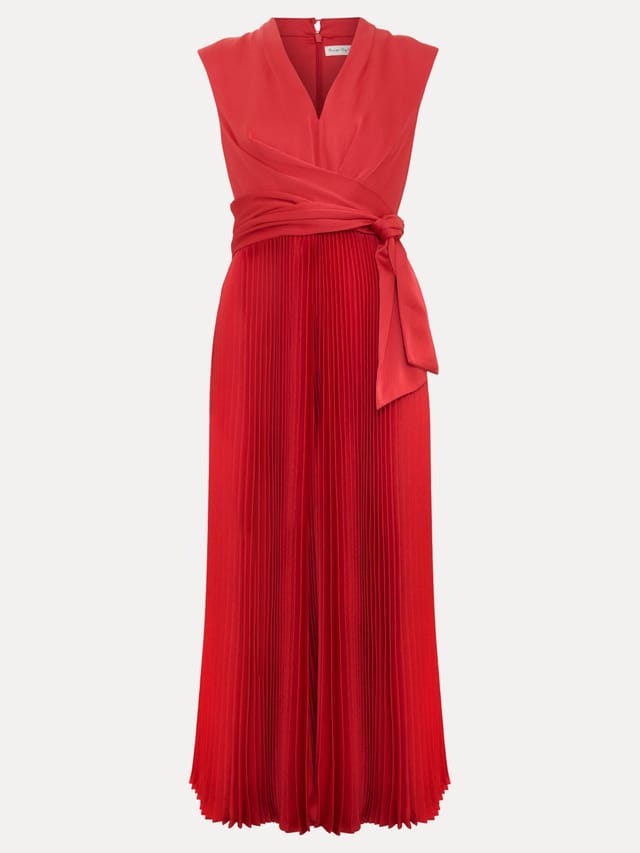 Phase Eight Phase Eight Women's Celestia V-Neck Wrap Dress in Cerise - 2