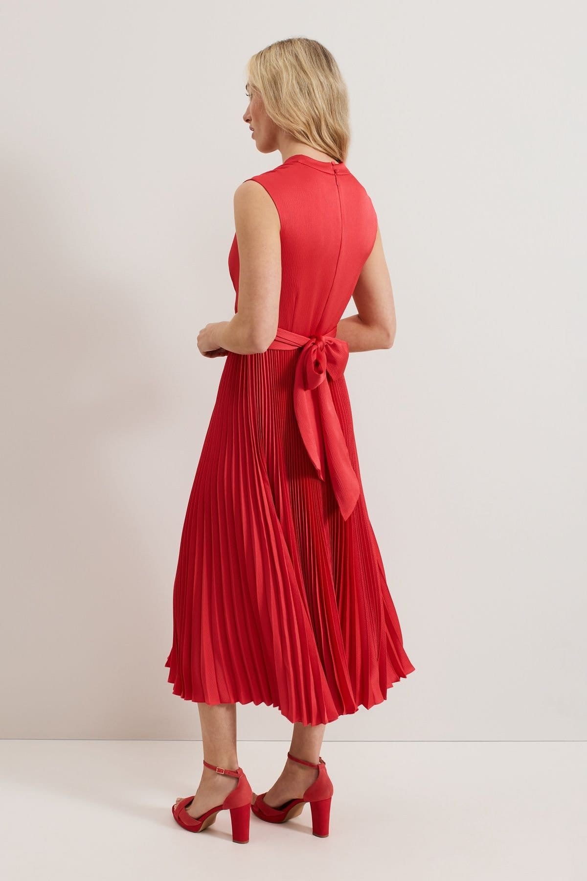 Phase Eight Phase Eight Women's Celestia V-Neck Wrap Dress in Cerise - 4