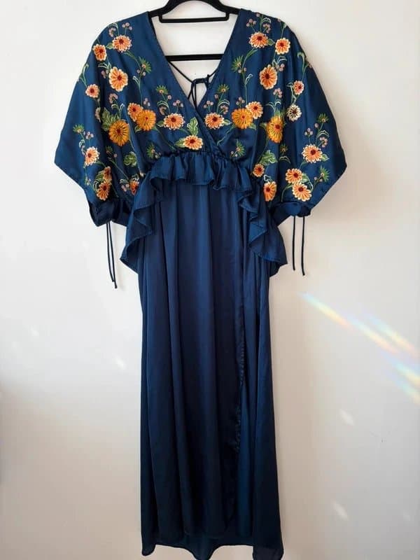ASOS Design ASOS design embroidered floral dress size 18