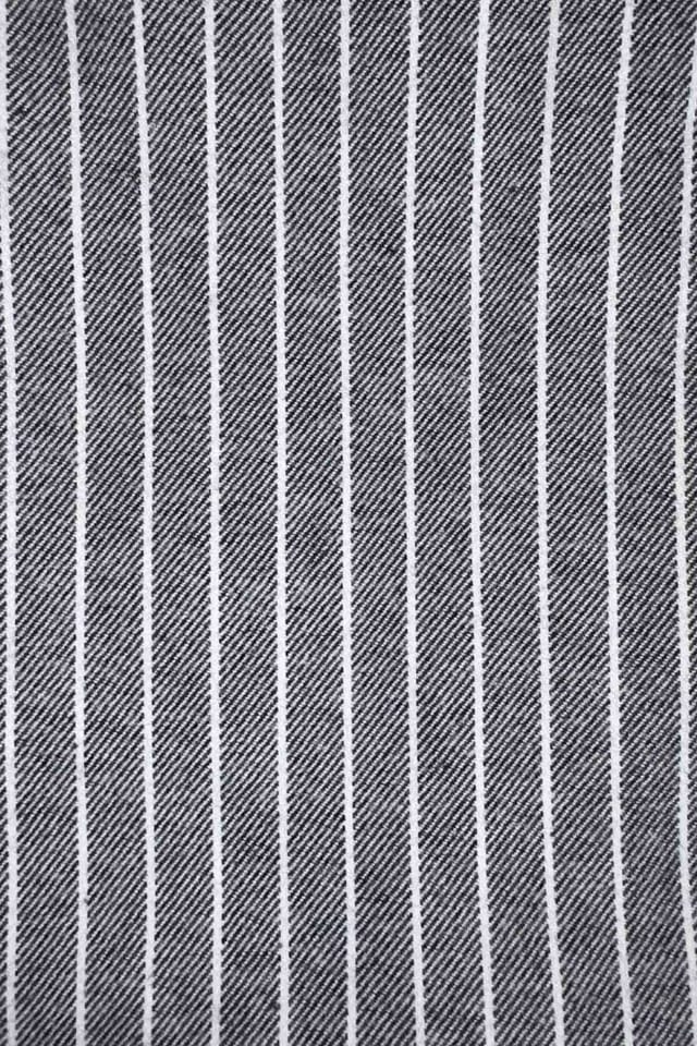 British Boxers British Boxers Men's "Chalk" Stripe Brushed Cotton Pyjama Trousers in Mid Grey - 3