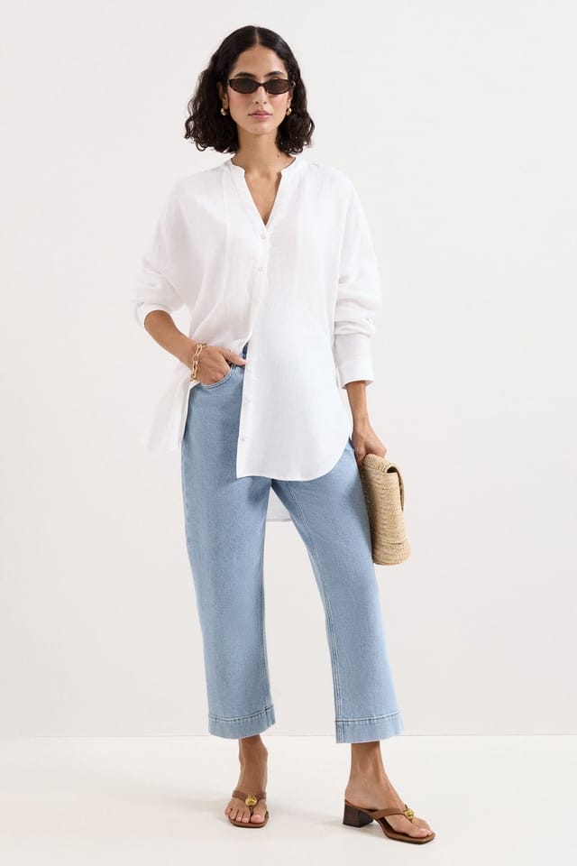 Phase Eight Phase Eight Women's Mathilde Linen Shirt in White - 3