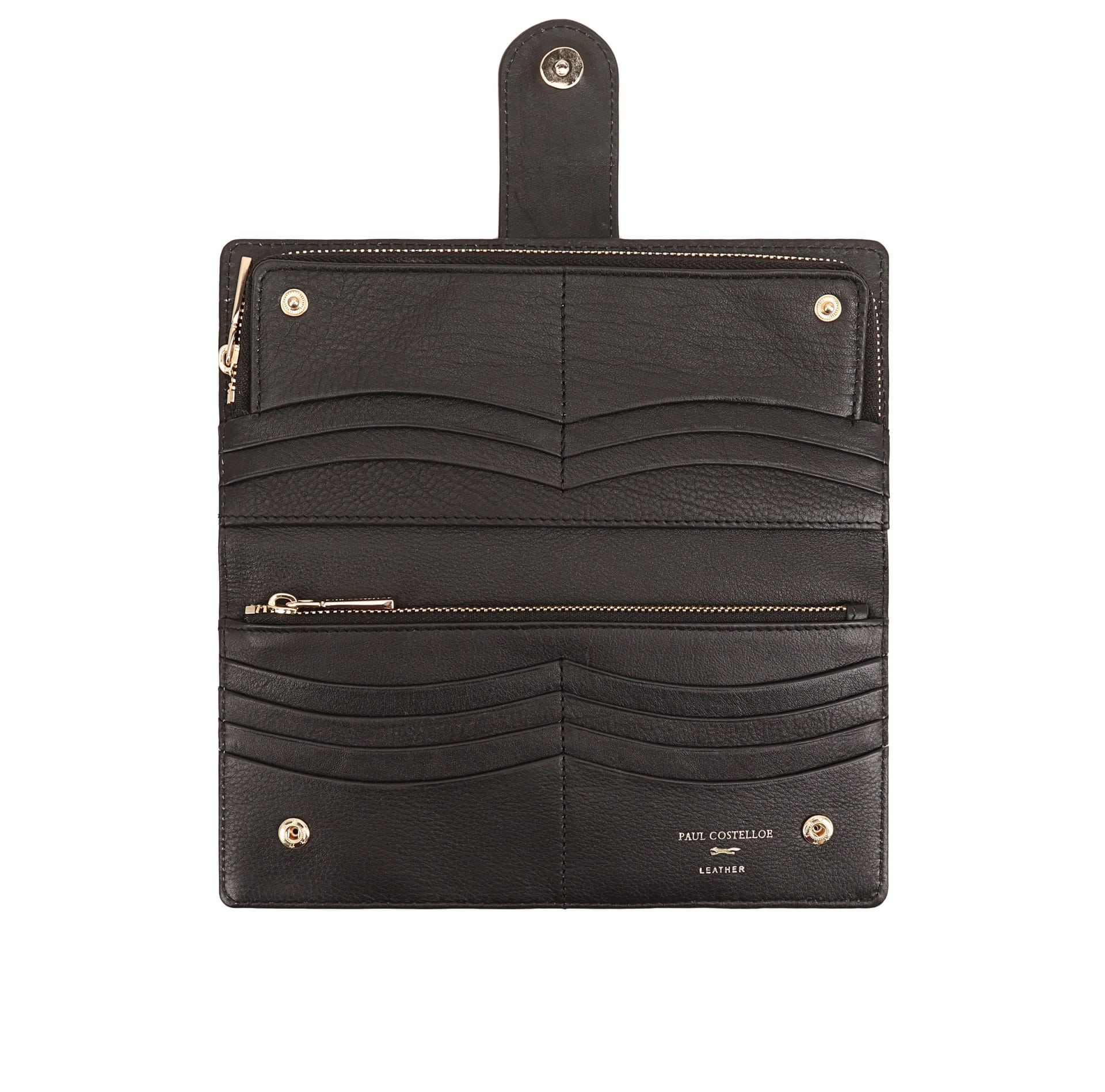 Paul Costelloe Paul Costelloe Women's Lana Leather Purse in Jet Black - 4