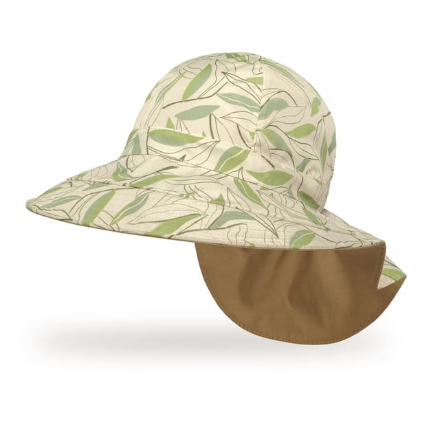 Sunday Afternoons Sunday Afternoons Women's 'Natural Blend' Reversible UPF 50+ Sun Hat With Neck Cape in Beige - 2
