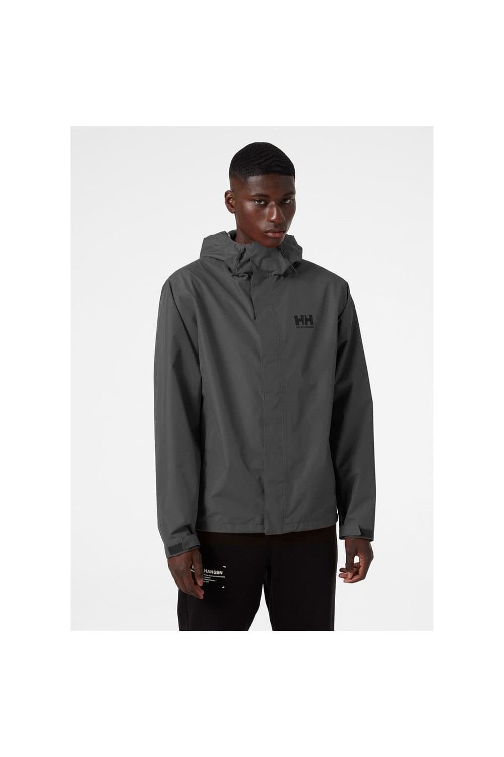 Helly Hansen Sport Helly Hansen Sport Men's Seven J Rain Jacket in Dark Grey