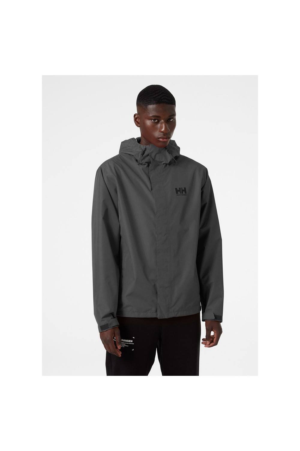 Helly Hansen Sport Helly Hansen Sport Men's Seven J Rain Jacket in Dark Grey - 2