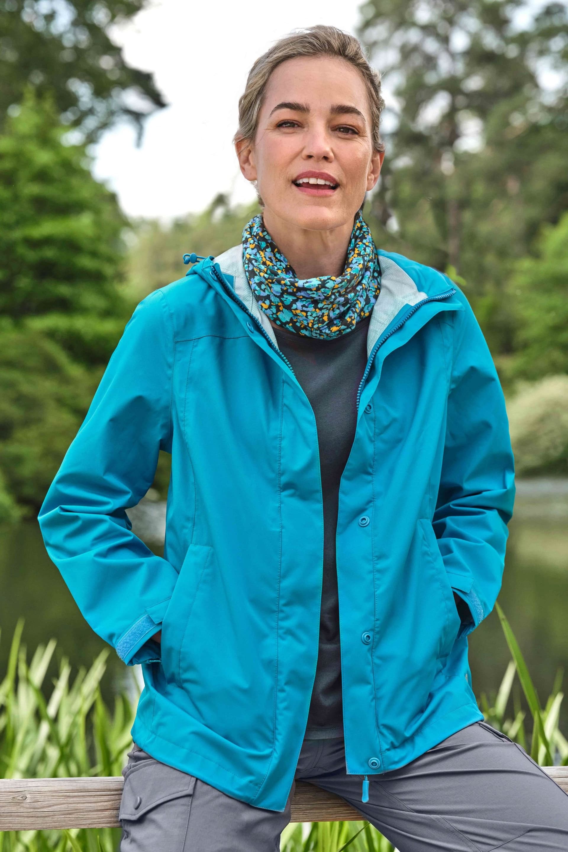 WoolOvers WoolOvers Women's Adventure Shell Jacket in Teal