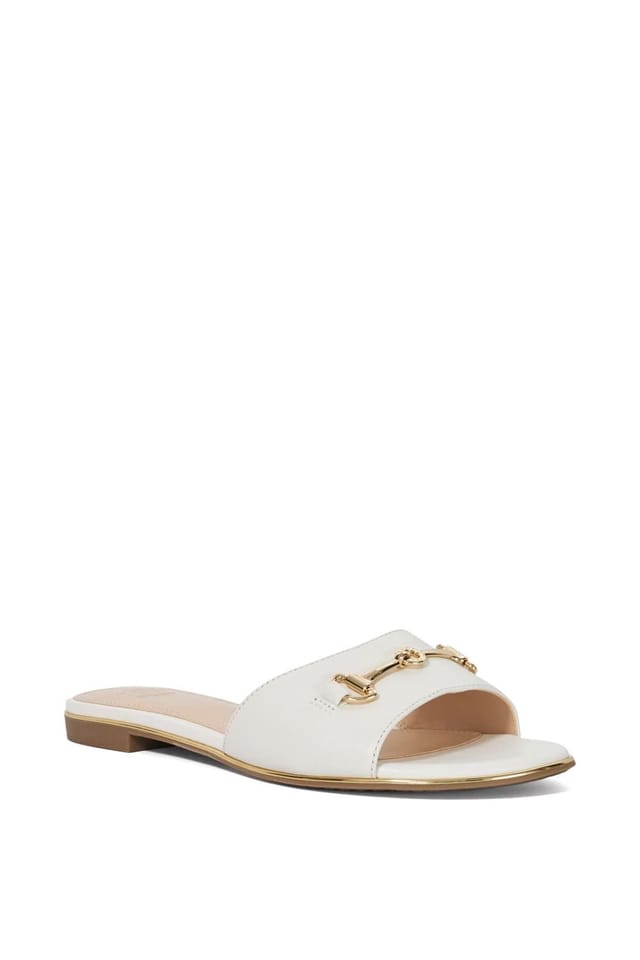 Dune London Dune London Women's 'Leonies' Leather Sandals in White - 2
