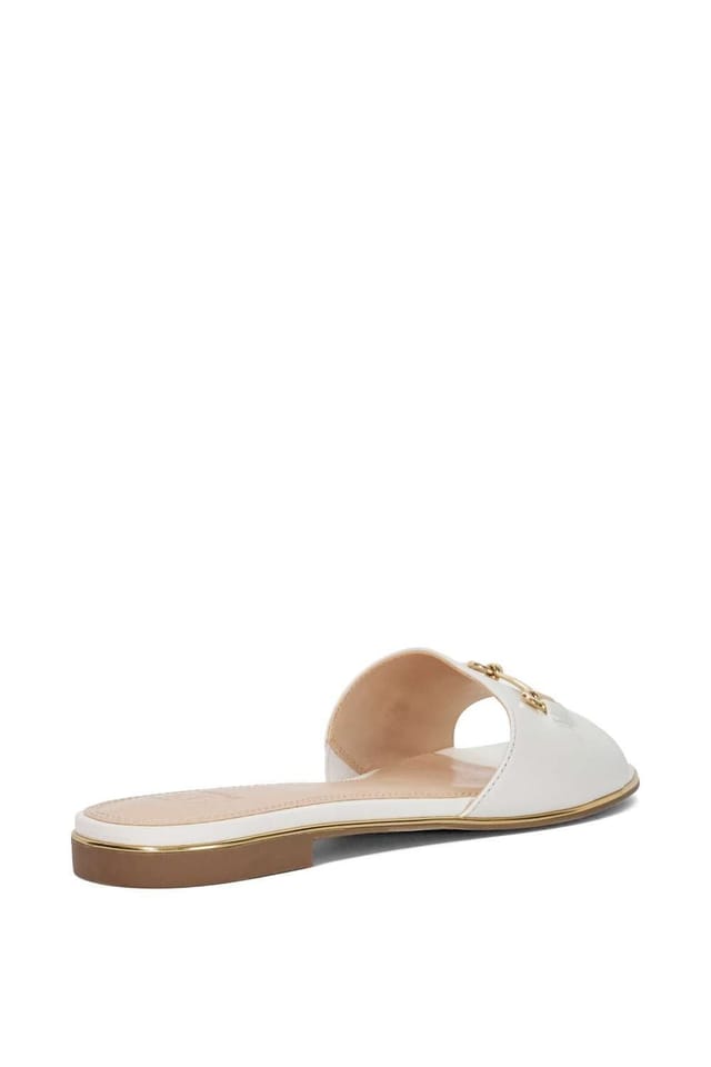 Dune London Dune London Women's 'Leonies' Leather Sandals in White - 3