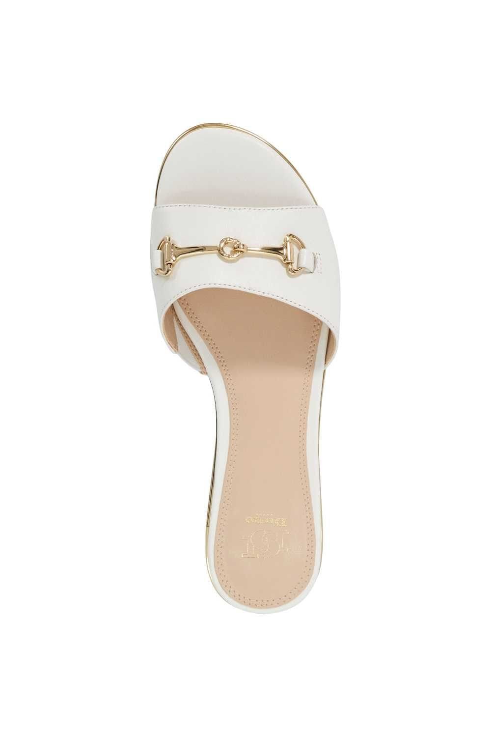 Dune London Dune London Women's 'Leonies' Leather Sandals in White - 4