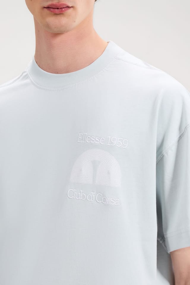 Ellesse Ellesse Men's Club Di Corsa Tee in Light Blue - 3