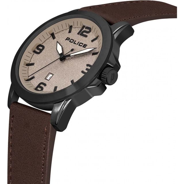 Police Police Men's PEWJB2194501 Cliff 47mm Quartz Watch in Brown - 3