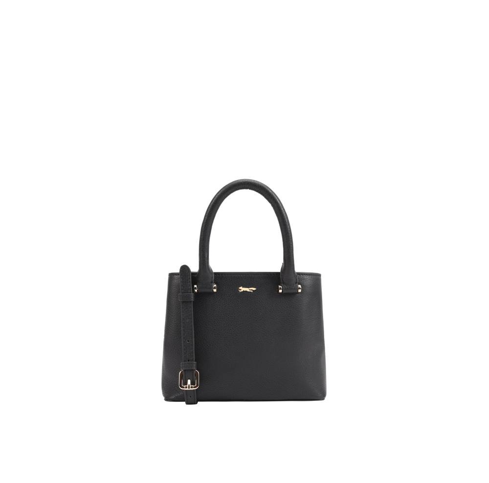 Paul Costelloe Paul Costelloe Women's Pinka Leather Day Bag in Jet Black - 1
