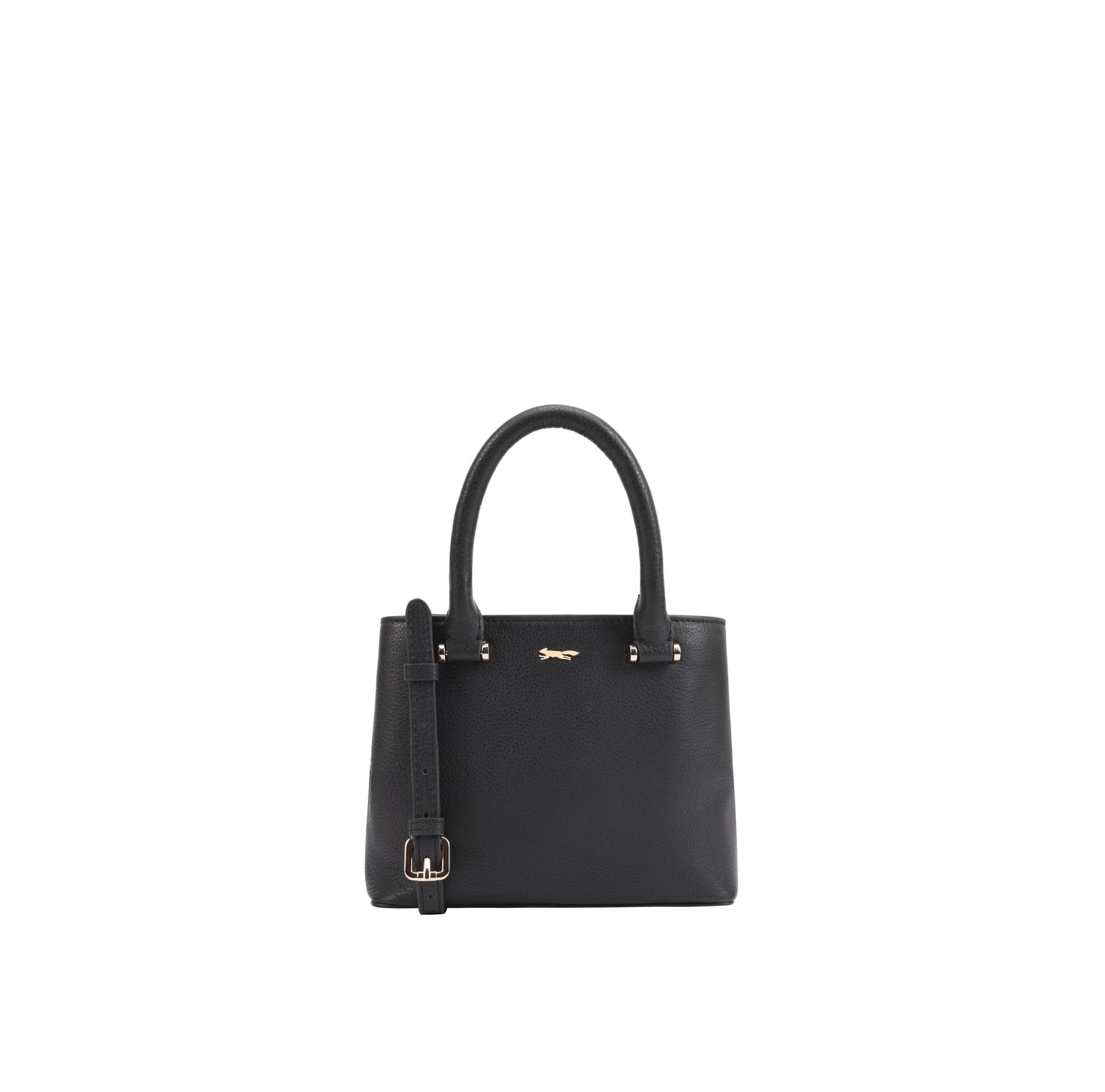Paul Costelloe Paul Costelloe Women's Jet Black Leather Day Bag