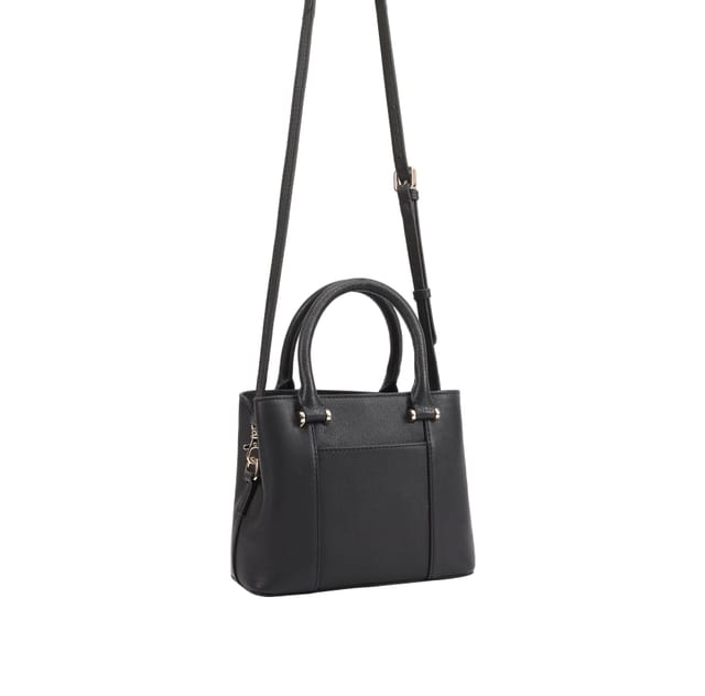 Paul Costelloe Paul Costelloe Women's Pinka Leather Day Bag in Jet Black - 2