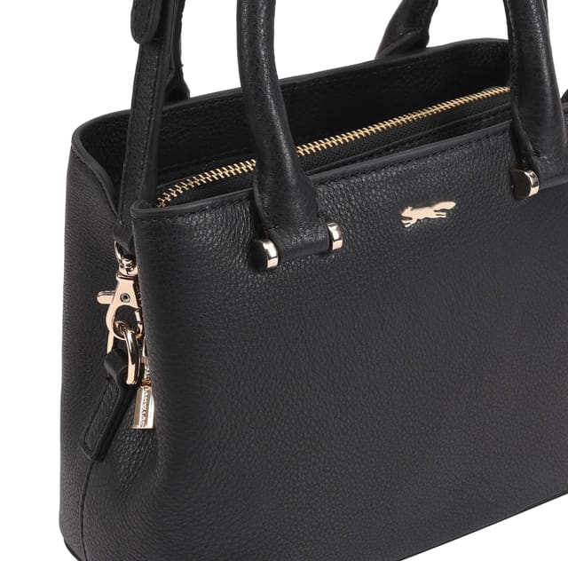 Paul Costelloe Paul Costelloe Women's Pinka Leather Day Bag in Jet Black - 3