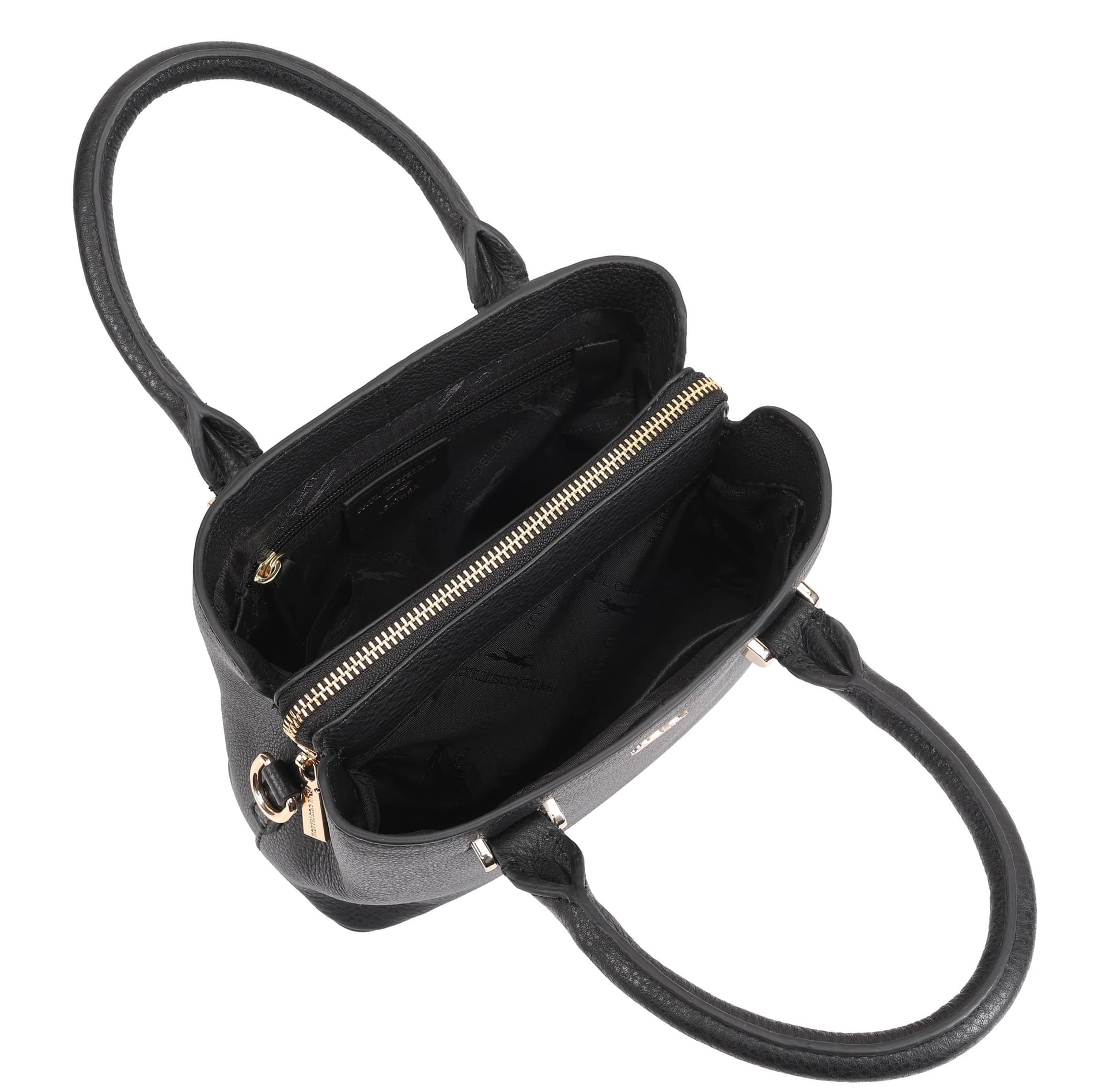 Paul Costelloe Paul Costelloe Women's Pinka Leather Day Bag in Jet Black - 4