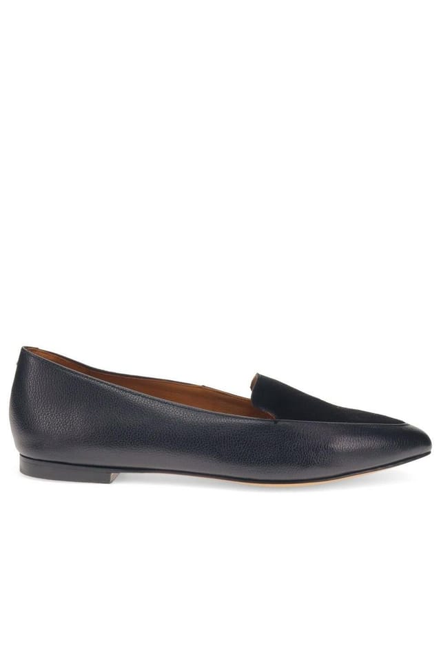 Jones Bootmaker Jones Bootmaker Women's Sicily Leather Slip-On Shoes in Black - 2